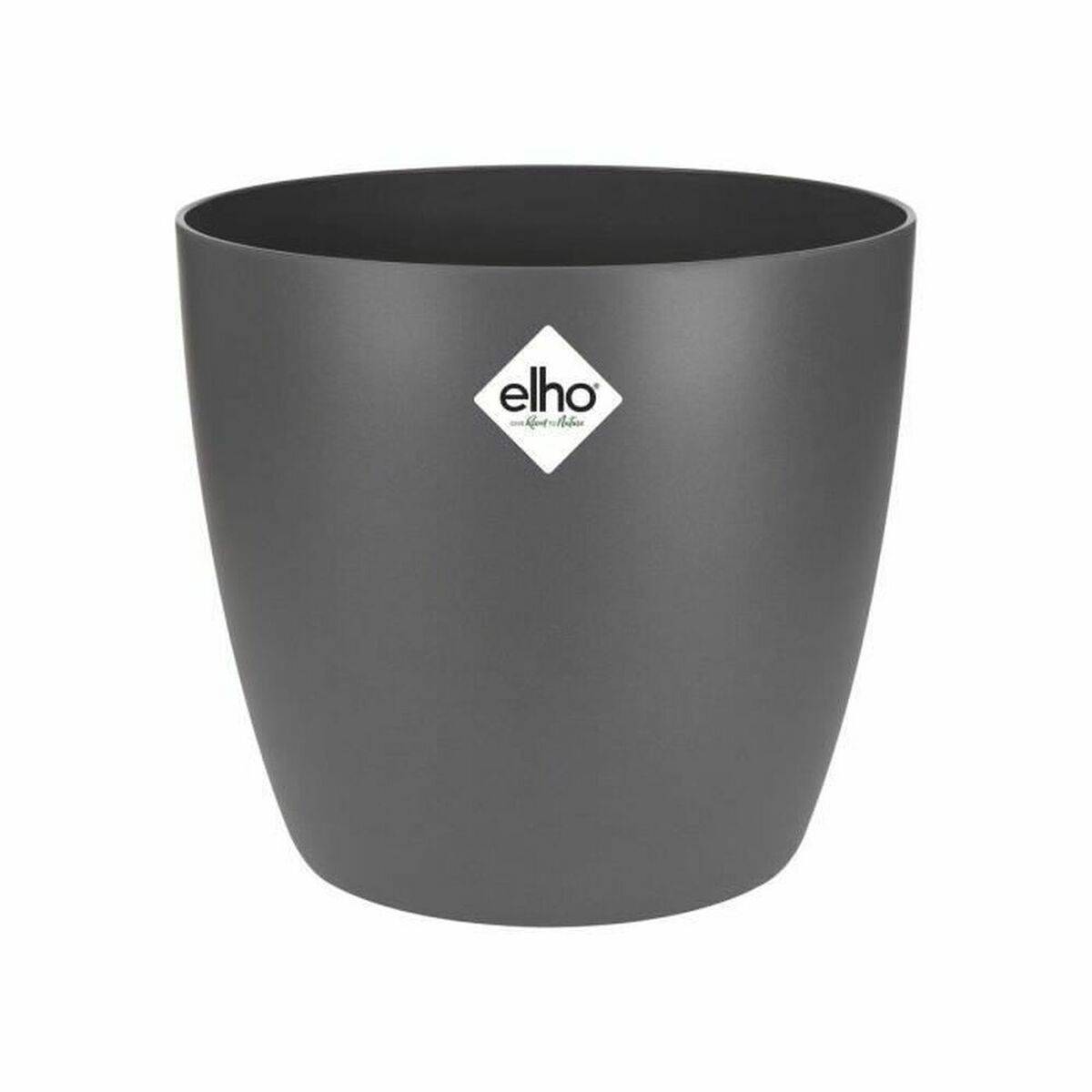 Plant pot Elho Brussels Anthracite Circular Ø 29,5 x 27,1 cm Plant pot Elho Brussels Anthracite Circular Ø 29,5 x 27,1 cm