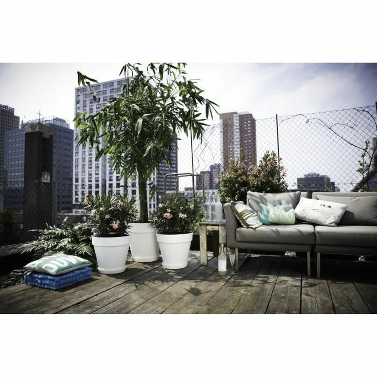 Plant pot Elho Loft Urban Circular Grey  40 cm