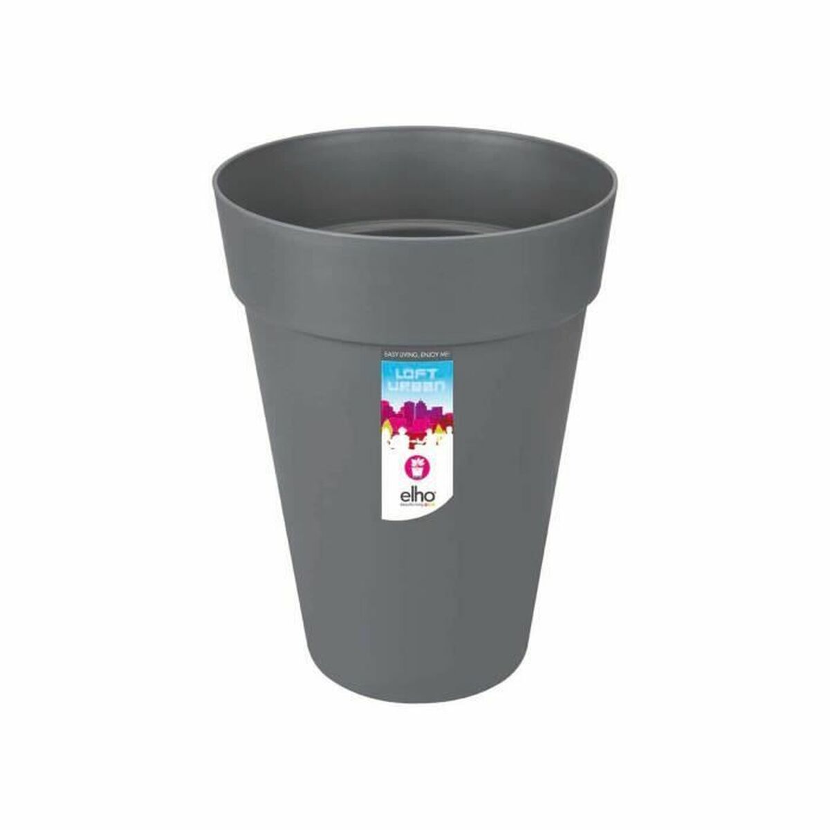 Plant pot Elho Grey  42 cm Plastic