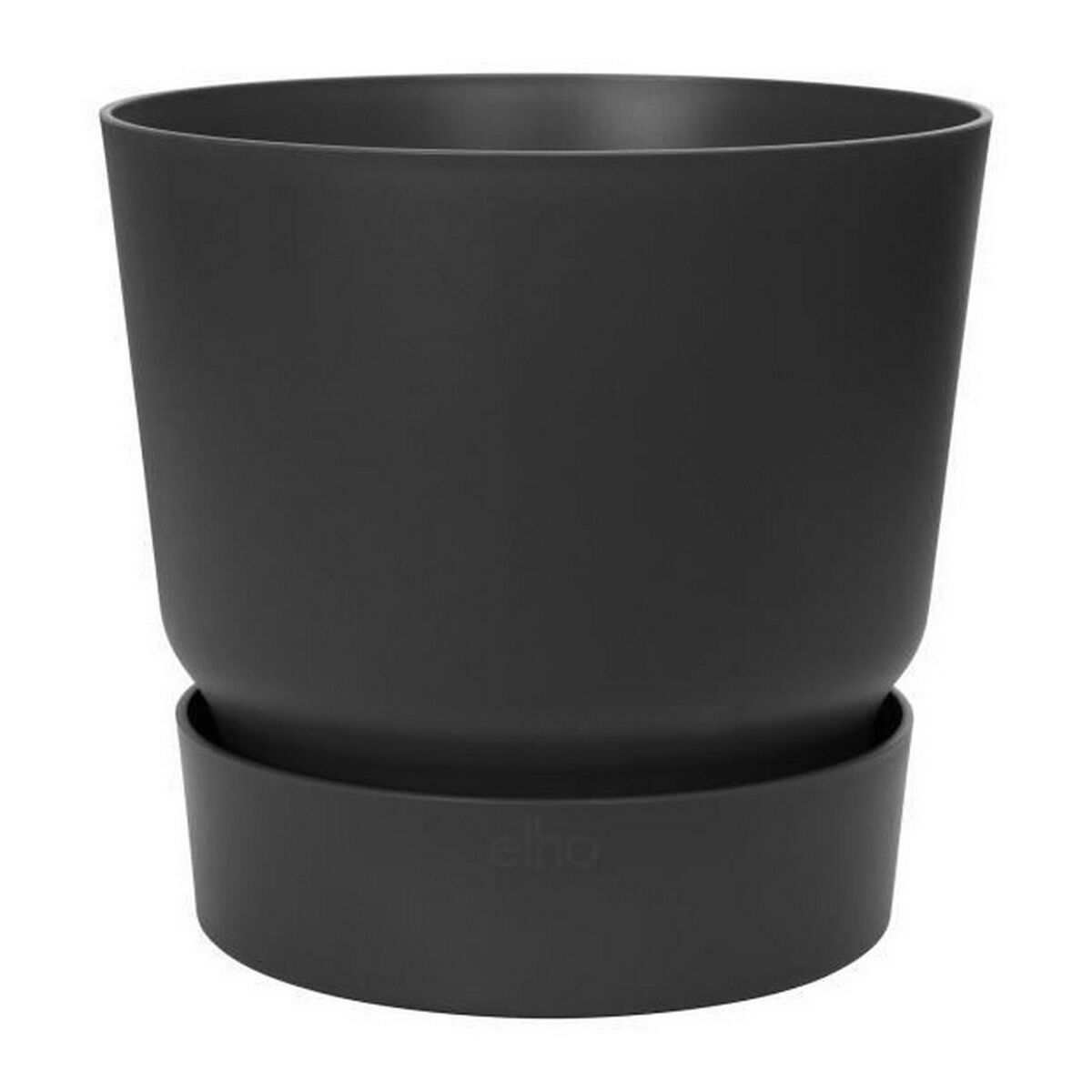 Plant pot Elho Greenville Black Plastic Circular Ø 40 cm Ø 39 x 36,8 cm Plant pot Elho Greenville Black Plastic Circular Ø 40 cm Ø 39 x 36,8 cm