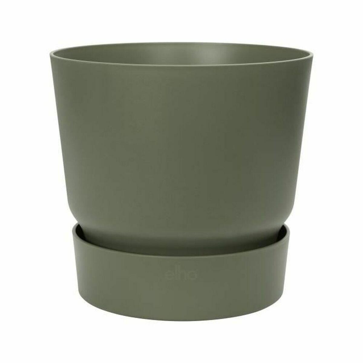 Plant pot Elho Greenville Ã 24,48 cm Green Plastic Circular Ã 25 cm Ã 24,5 x 23,30 cm