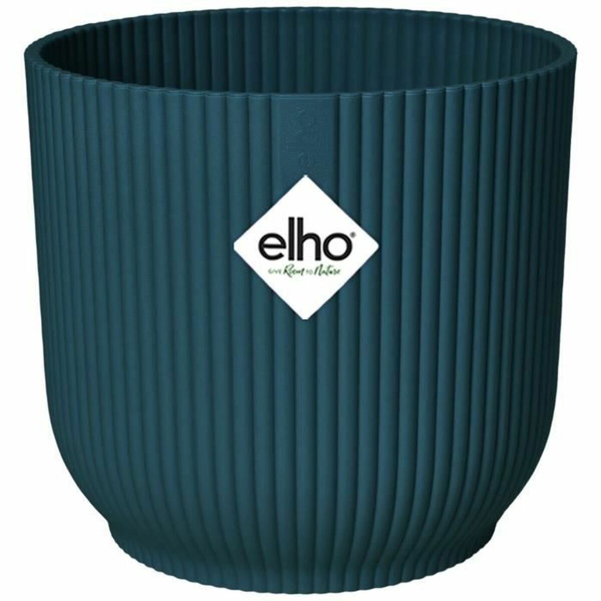 Plant pot Elho Ø 25 cm Circular Dark blue Plastic Plant pot Elho Ø 25 cm Circular Dark blue Plastic