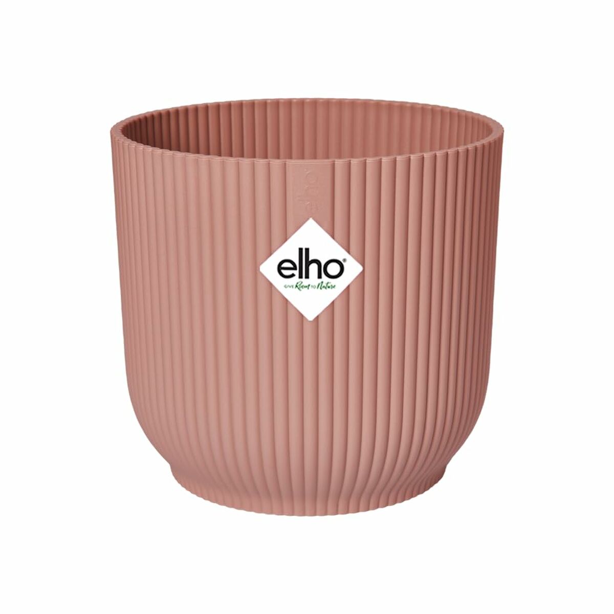 Plant pot Elgato Brown  34 cm Plastic Circular Modern
