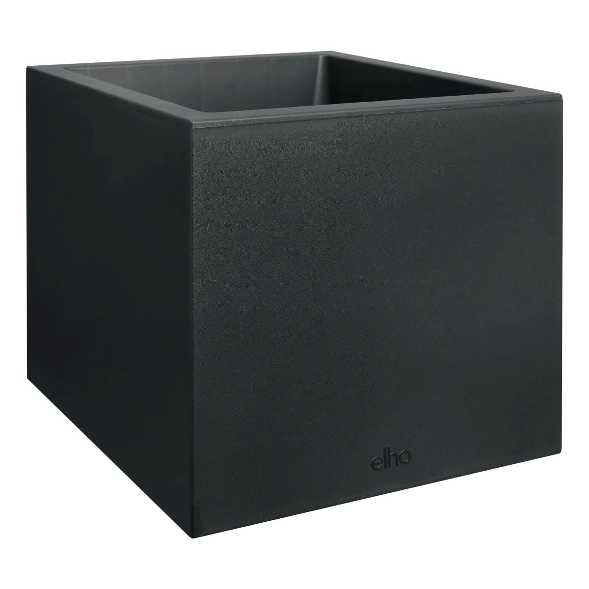 Plant pot Elho Black Ø 39 cm Plastic Squared Modern Plant pot Elho Black Ø 39 cm Plastic Squared Modern