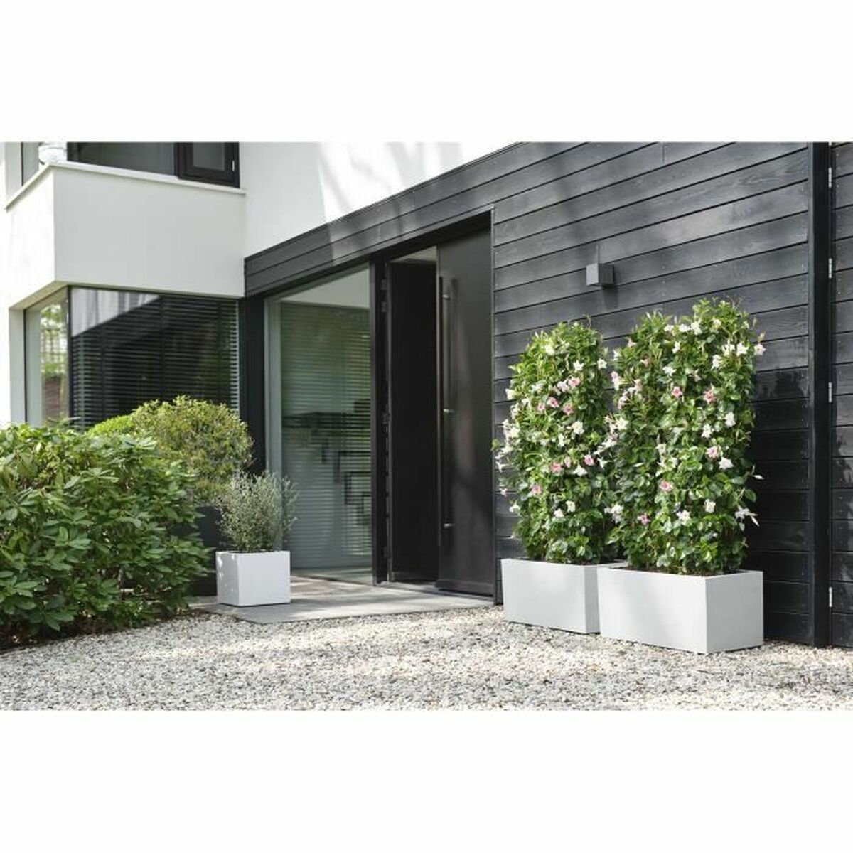 Plant pot Elho 29,5 x 29,5 x 49,5 cm White Plastic Squared Modern Plant pot Elho 29,5 x 29,5 x 49,5 cm White Plastic Squared Modern