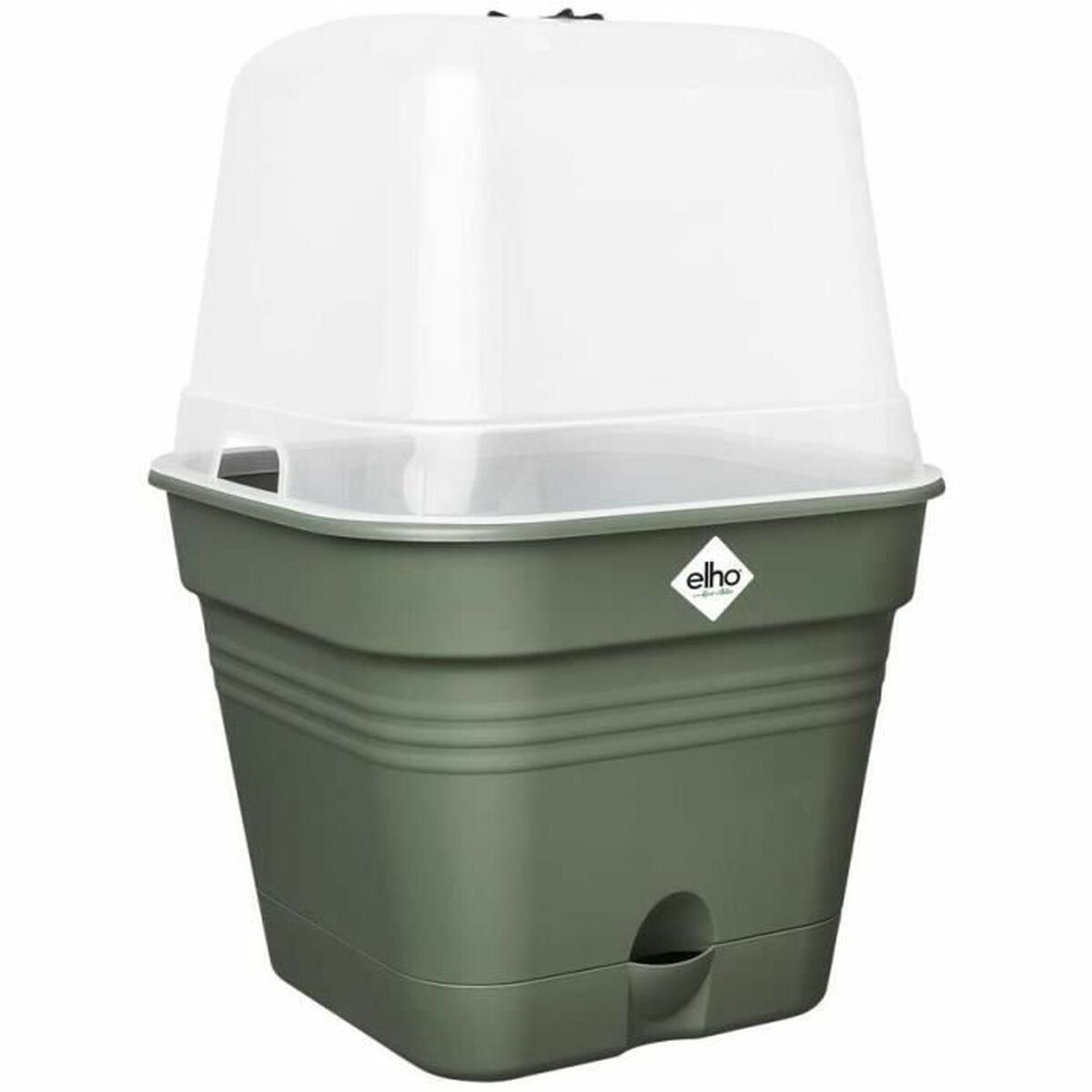 Plant pot Elho   With lid Green Plastic  20 cm