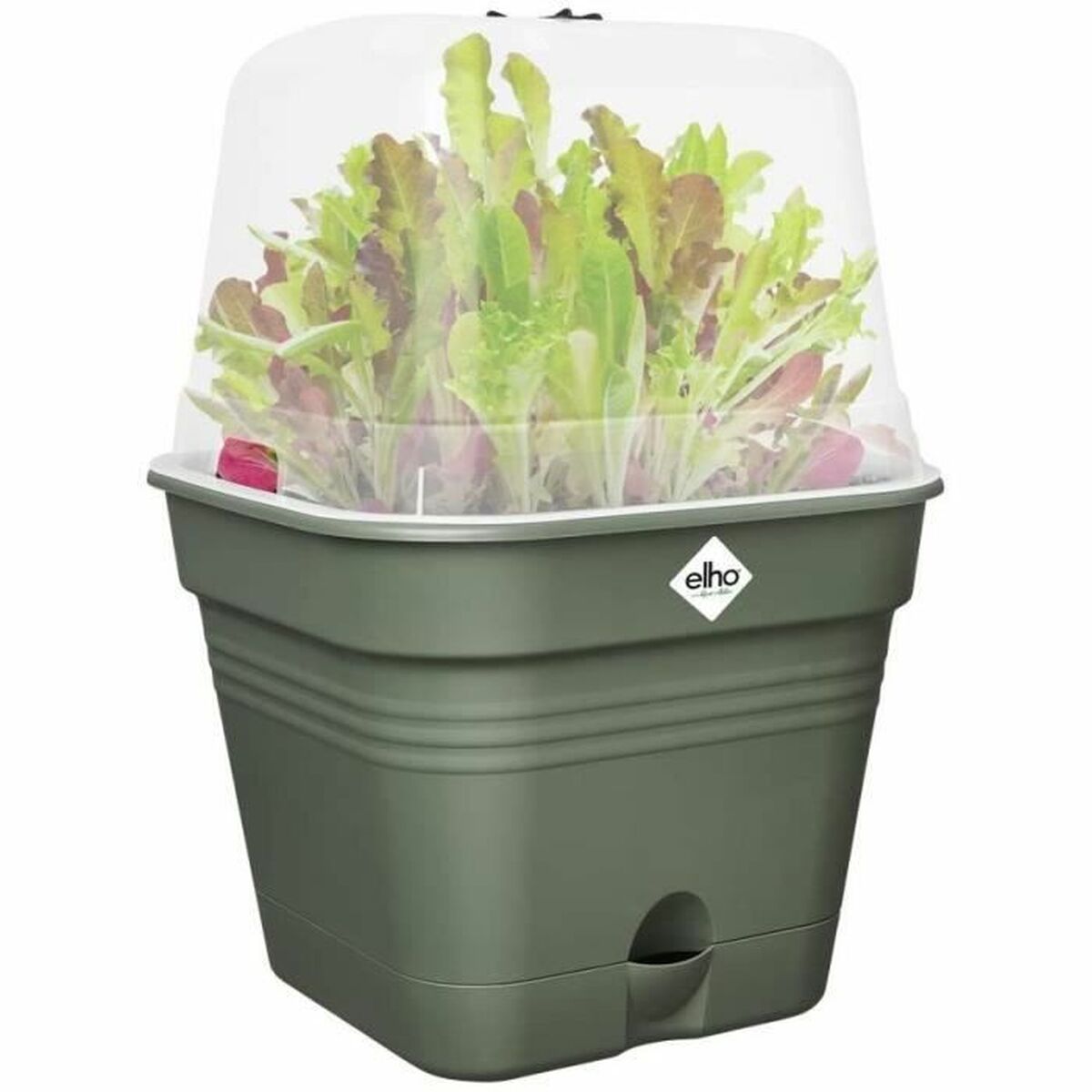 Plant pot Elho   With lid Green Plastic  20 cm