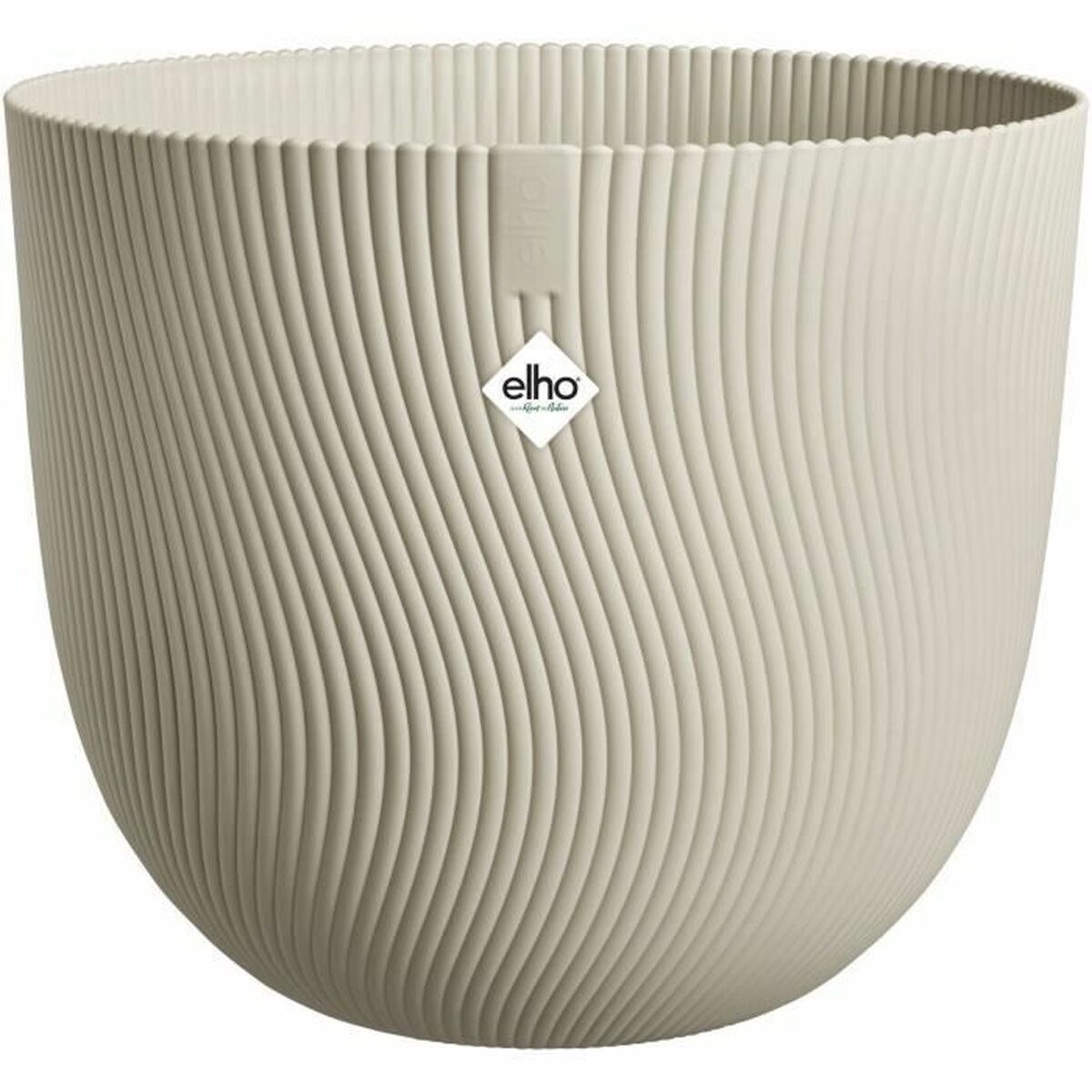 Plant pot Elho Beige 30 x 29,5 x 25 cm Plant pot Elho Beige 30 x 29,5 x 25 cm
