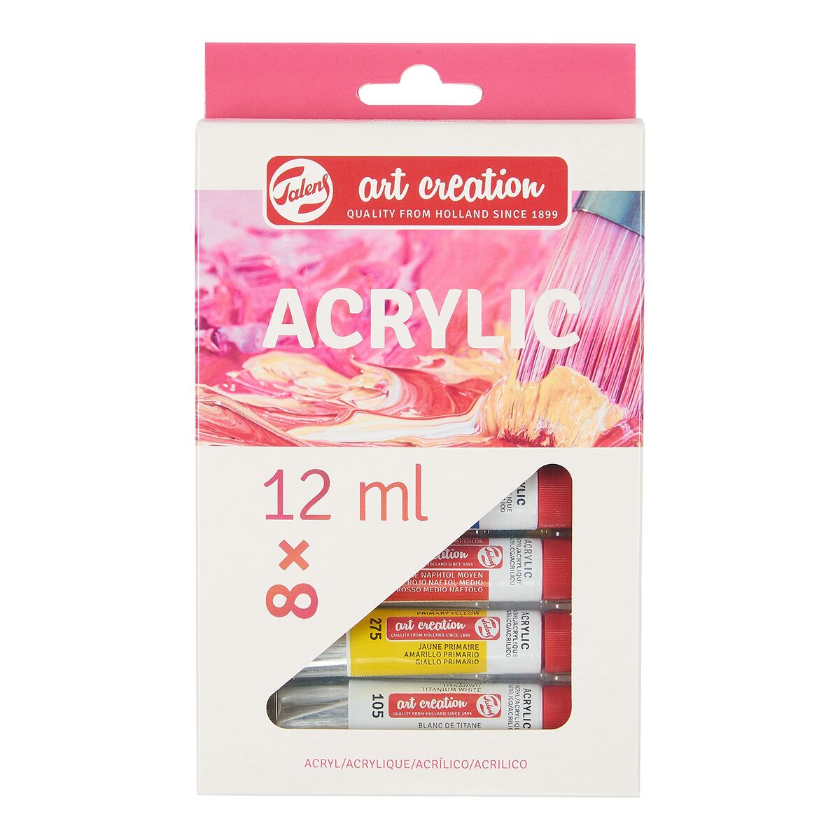 Acrylic Paint Set Talens Multicolour 12 ml 8 Pieces Acrylic Paint Set Talens Multicolour 12 ml 8 Pieces