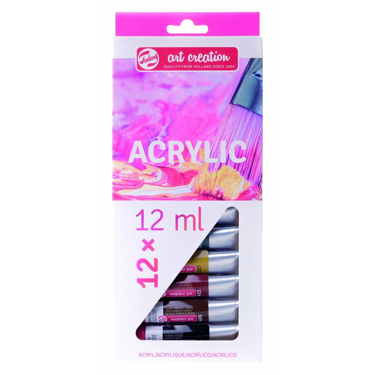 Acrylic Paint Set Talens Multicolour 12 ml 12 Pieces Acrylic Paint Set Talens Multicolour 12 ml 12 Pieces