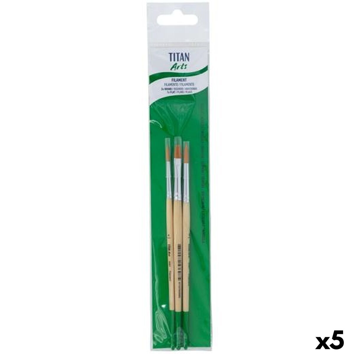Paintbrushes Titan Arts 3 Pieces (5 Units) Paintbrushes Titan Arts 3 Pieces (5 Units)