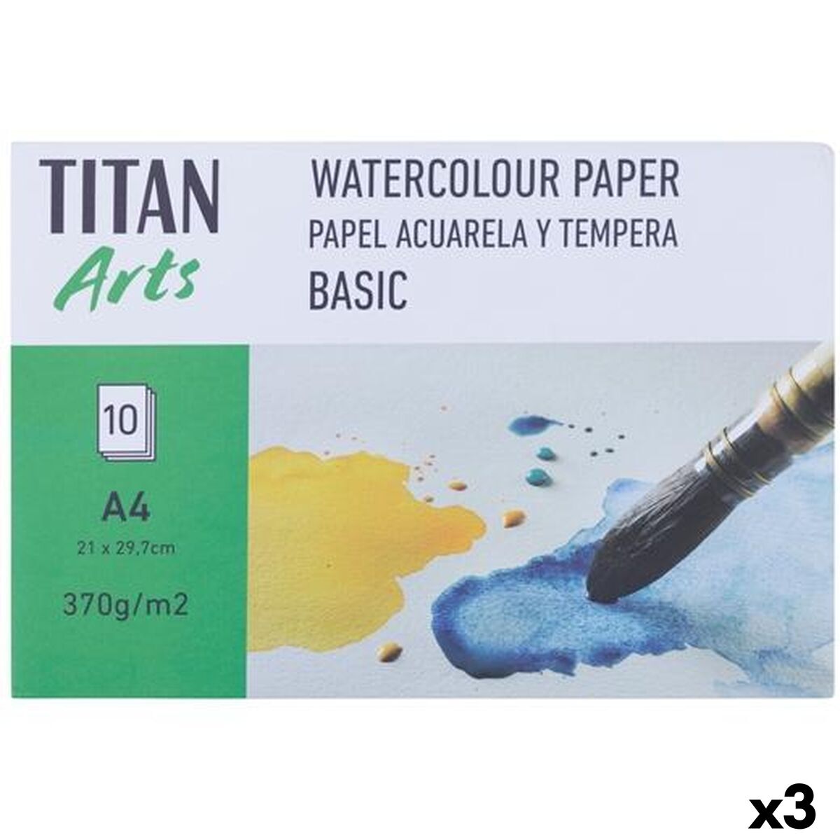 Drawing paper Titan Arts BASIC A4 10 Sheets (3 Units) Drawing paper Titan Arts BASIC A4 10 Sheets (3 Units)