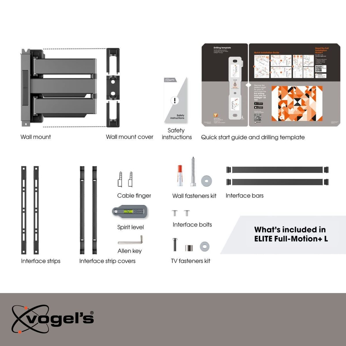 Speaker Stand Vogel’s TVM5645 NEGRO 40″