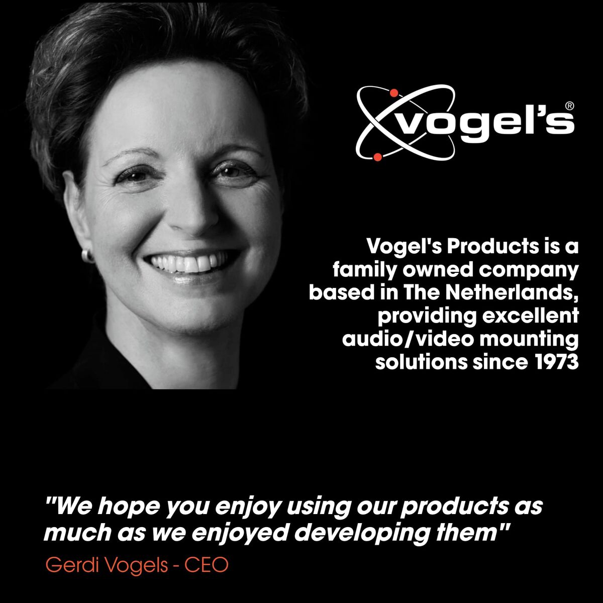 Speaker Stand Vogel’s TVM5645 NEGRO 40″