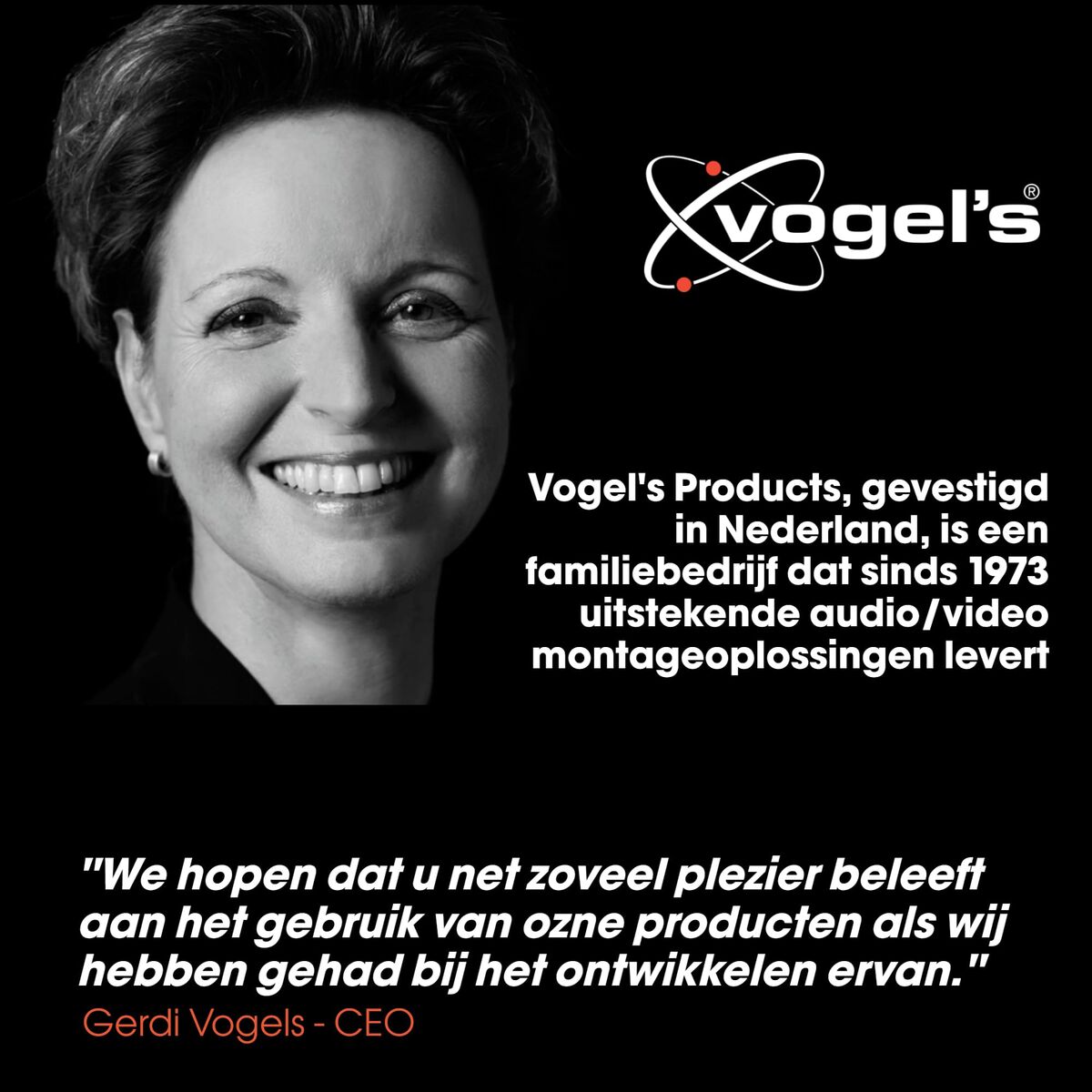 Speaker Stand Vogel’s TVM5645 NEGRO 40″