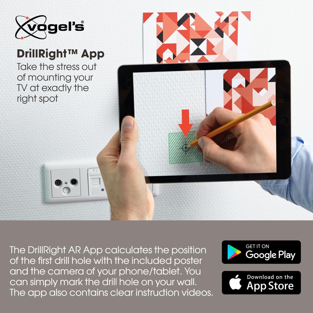 Speaker Stand Vogel’s TVM5645 NEGRO 40″