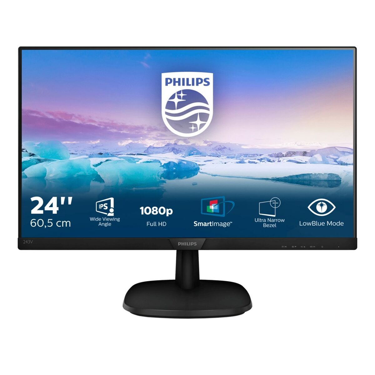 Monitor Philips 243V7QJABF/00 Full HD 23,8″ 60 Hz