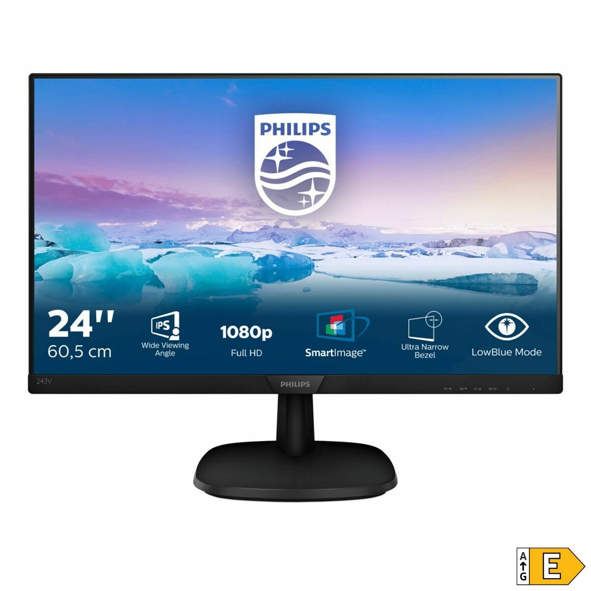 Monitor Philips 243V7QJABF/00 Full HD 23,8″ 60 Hz