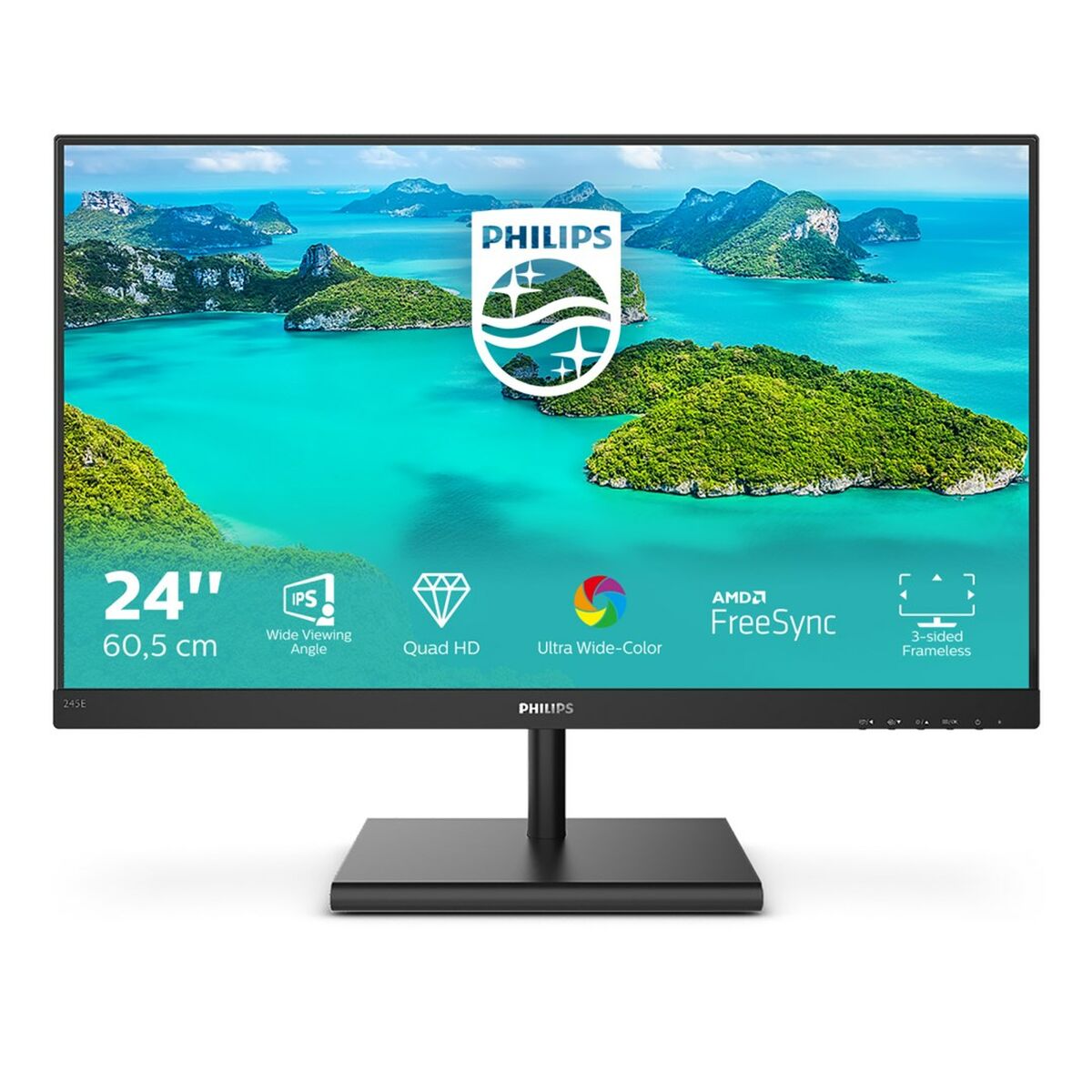 Monitor Philips 245E1S/00 23.8″ LCD 2K ULTRA HD 23,8″ 75 Hz
