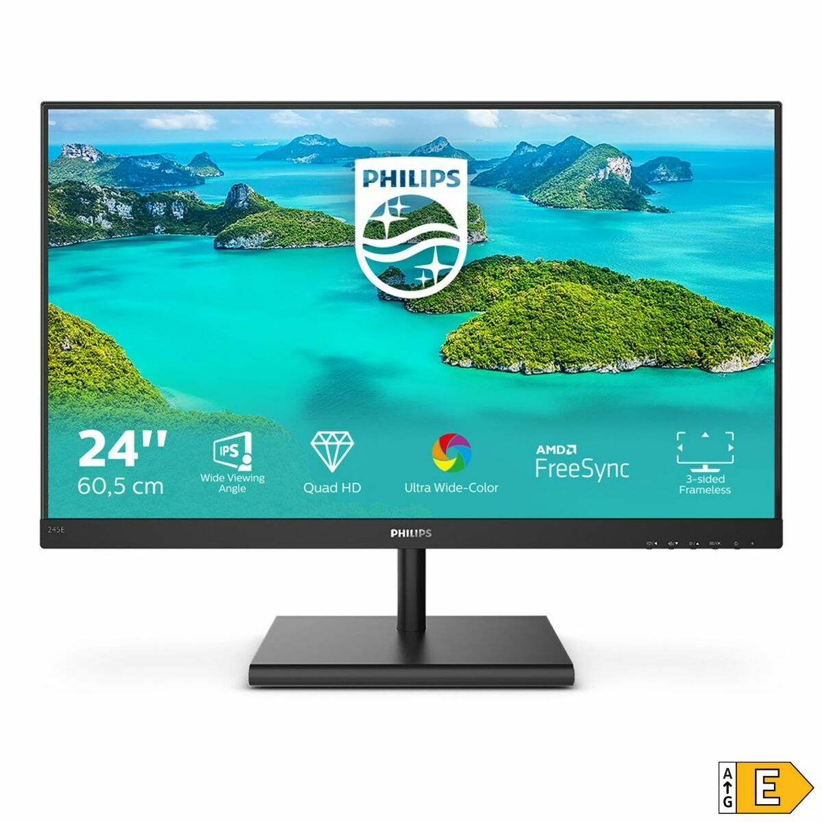 Monitor Philips 245E1S/00 23.8″ LCD 2K ULTRA HD 23,8″ 75 Hz