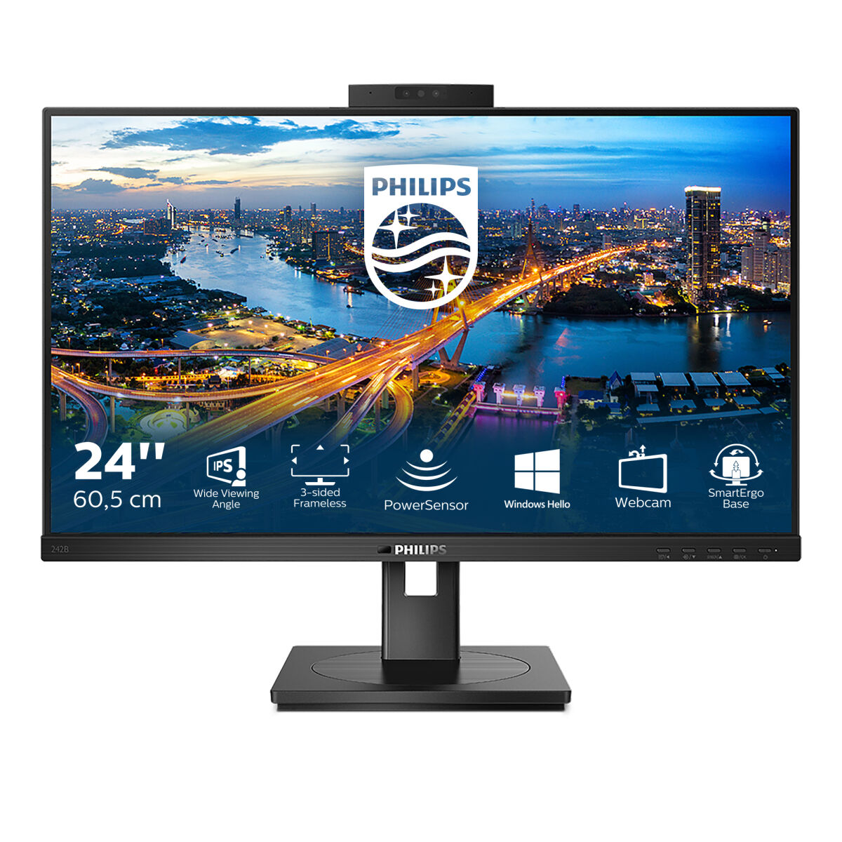 Monitor Philips 242B1H/00 23,8″ Full HD 75 Hz
