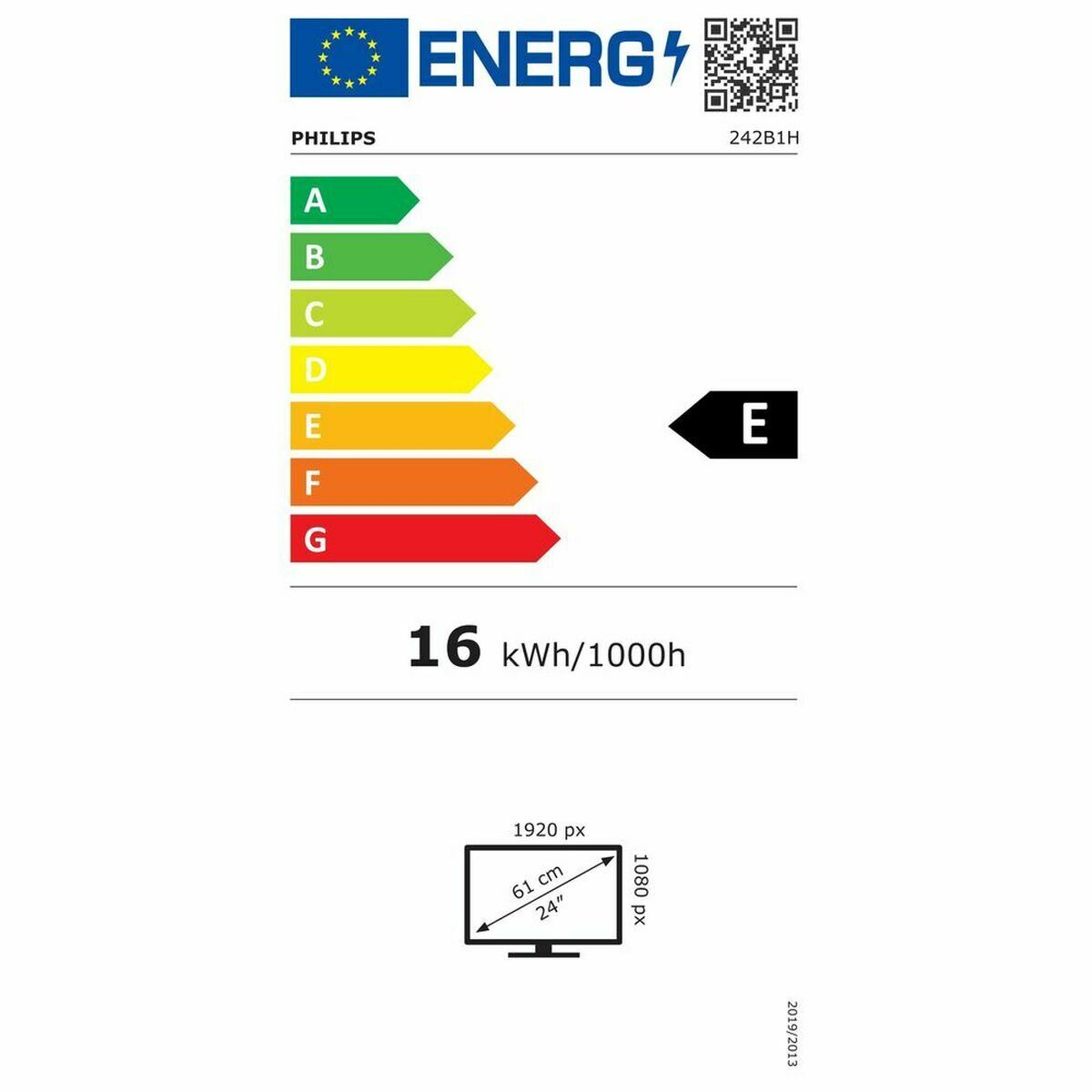 Monitor Philips 242B1H/00 23,8″ Full HD 75 Hz