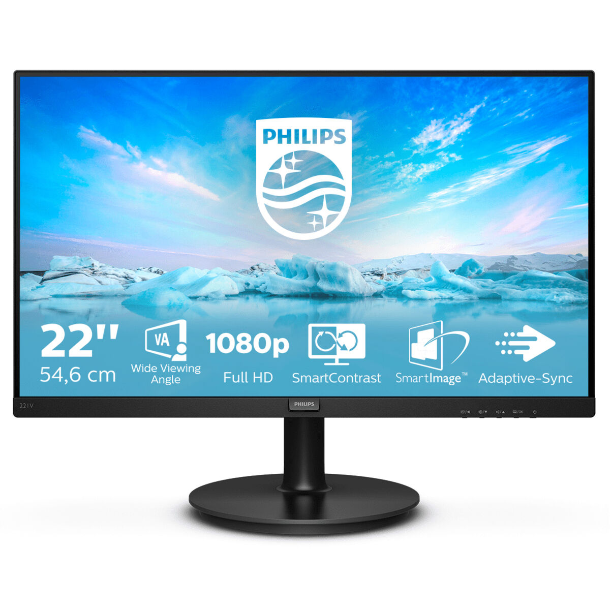 Monitor Philips V-Line 221V8 Full HD 21,5″ Monitor Philips V-Line 221V8 Full HD 21,5″