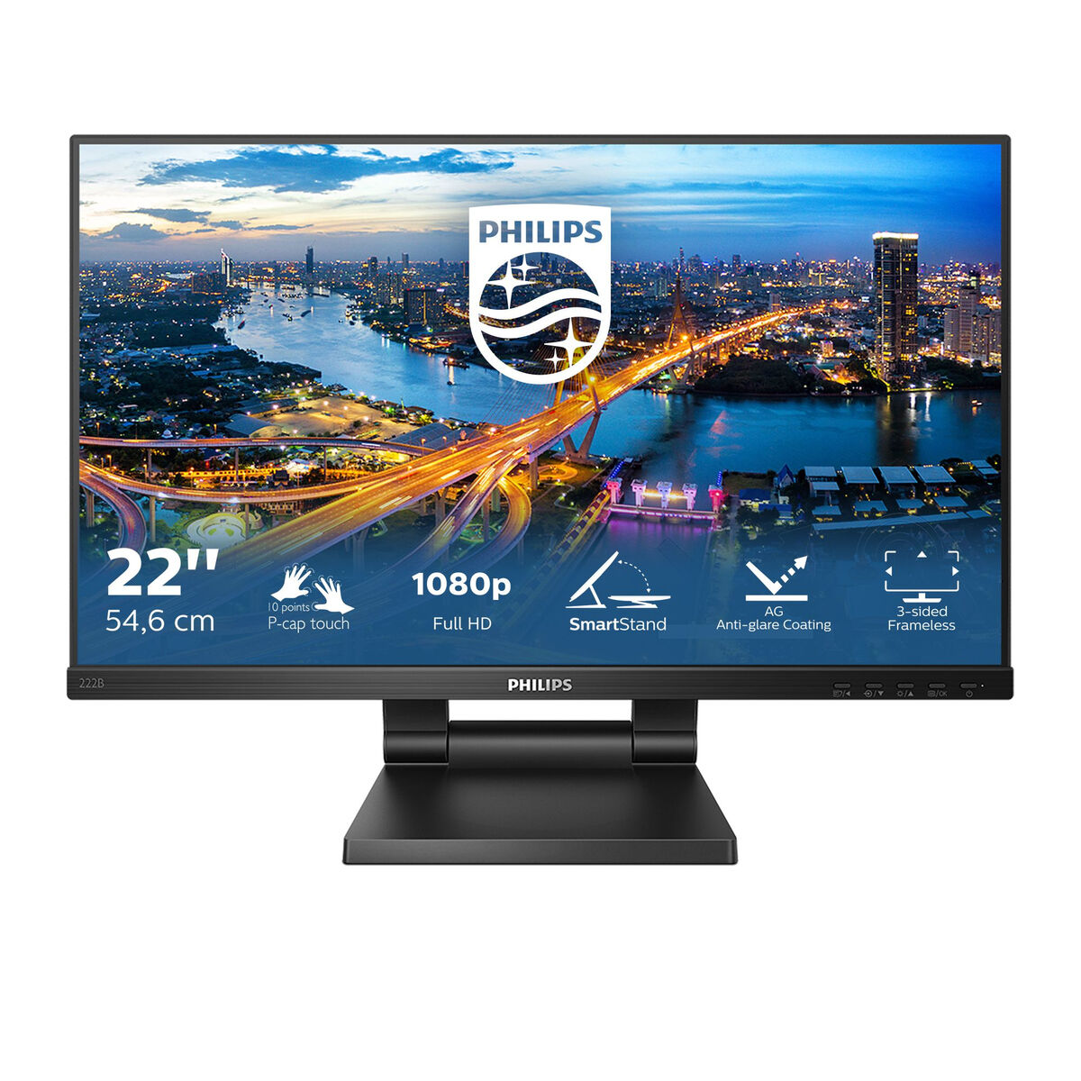 Monitor Philips 222B1TC/00 21,5″ Full HD