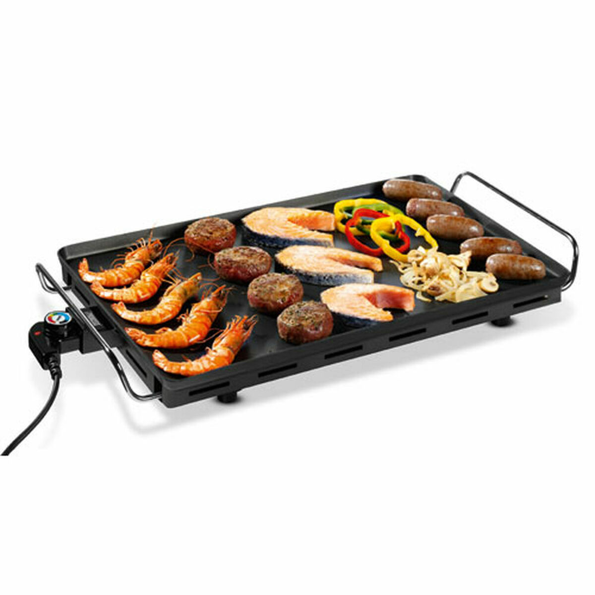 Stone Cooking Grill Princess Table Grill Aluminium 36 x 60 cm Black Stone Cooking Grill Princess Table Grill Aluminium 36 x 60 cm Black