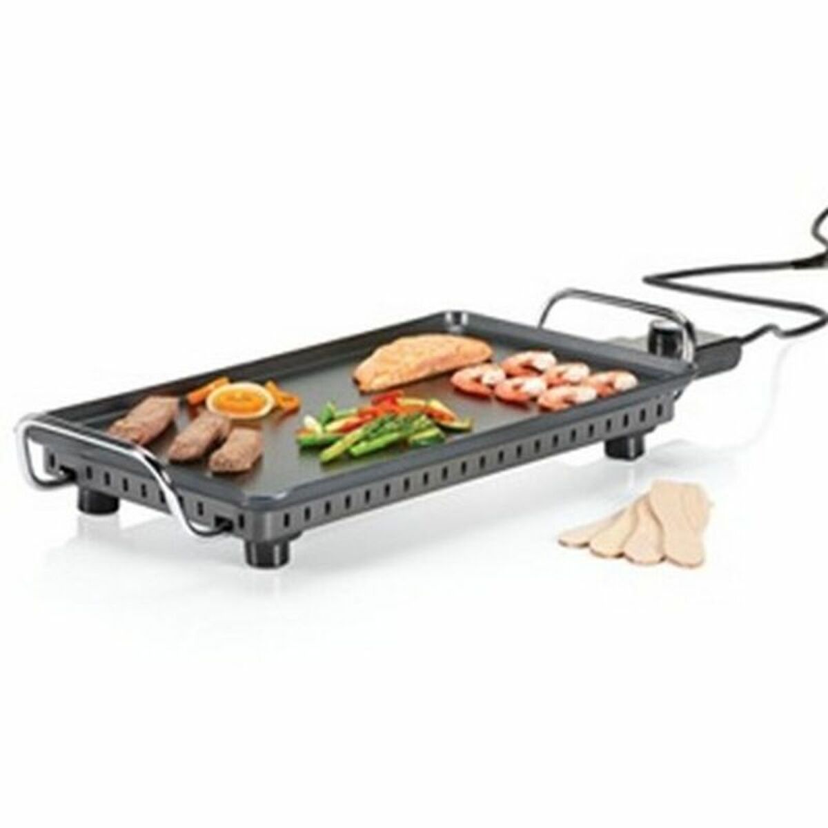 Barbecue Princess 2500 W Black Grey Barbecue Princess 2500 W Black Grey
