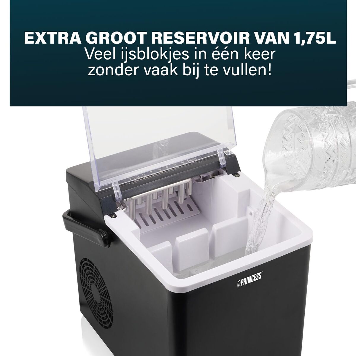 Ice Maker Princess 283098 Black 150 W 12 kg