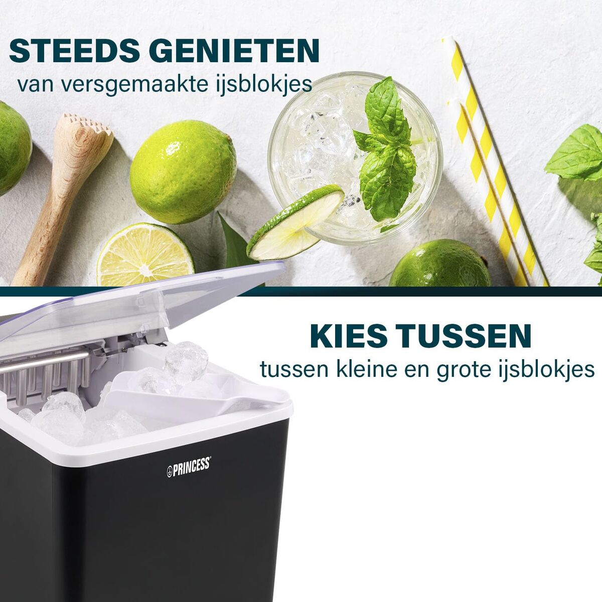 Ice Maker Princess 283098 Black 150 W 12 kg