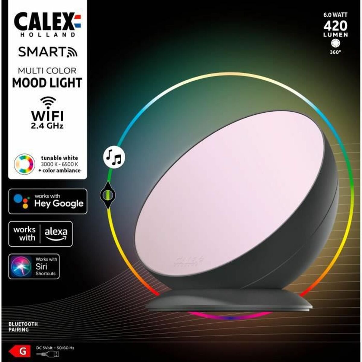 Ambient lighting Calex Ambient 6 W LED RGB