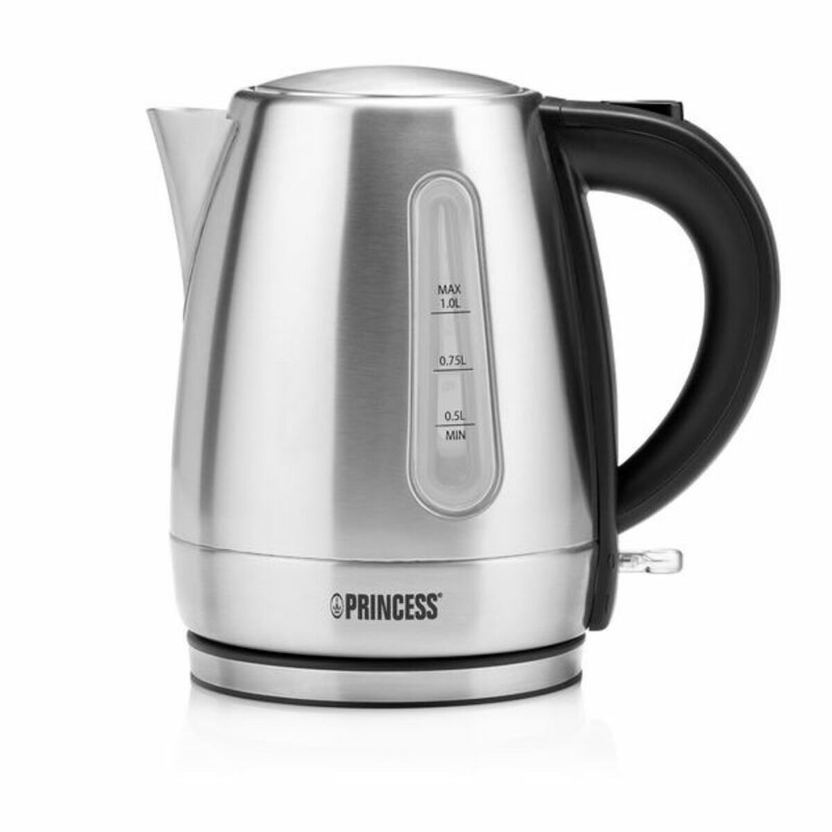Kettle Princess 236023 1 L 2200W Stainless steel Plastic 2200 W Black Grey Black/Silver 1 L Kettle Princess 236023 1 L 2200W Stainless steel Plastic 2200 W Black Grey Black/Silver 1 L
