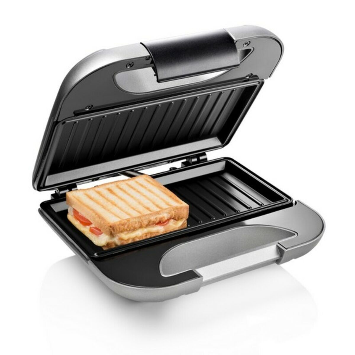 Sandwich Toaster Grill Princess 01.127003.01.001 Black Grey 750 W Sandwich Toaster Grill Princess 01.127003.01.001 Black Grey 750 W