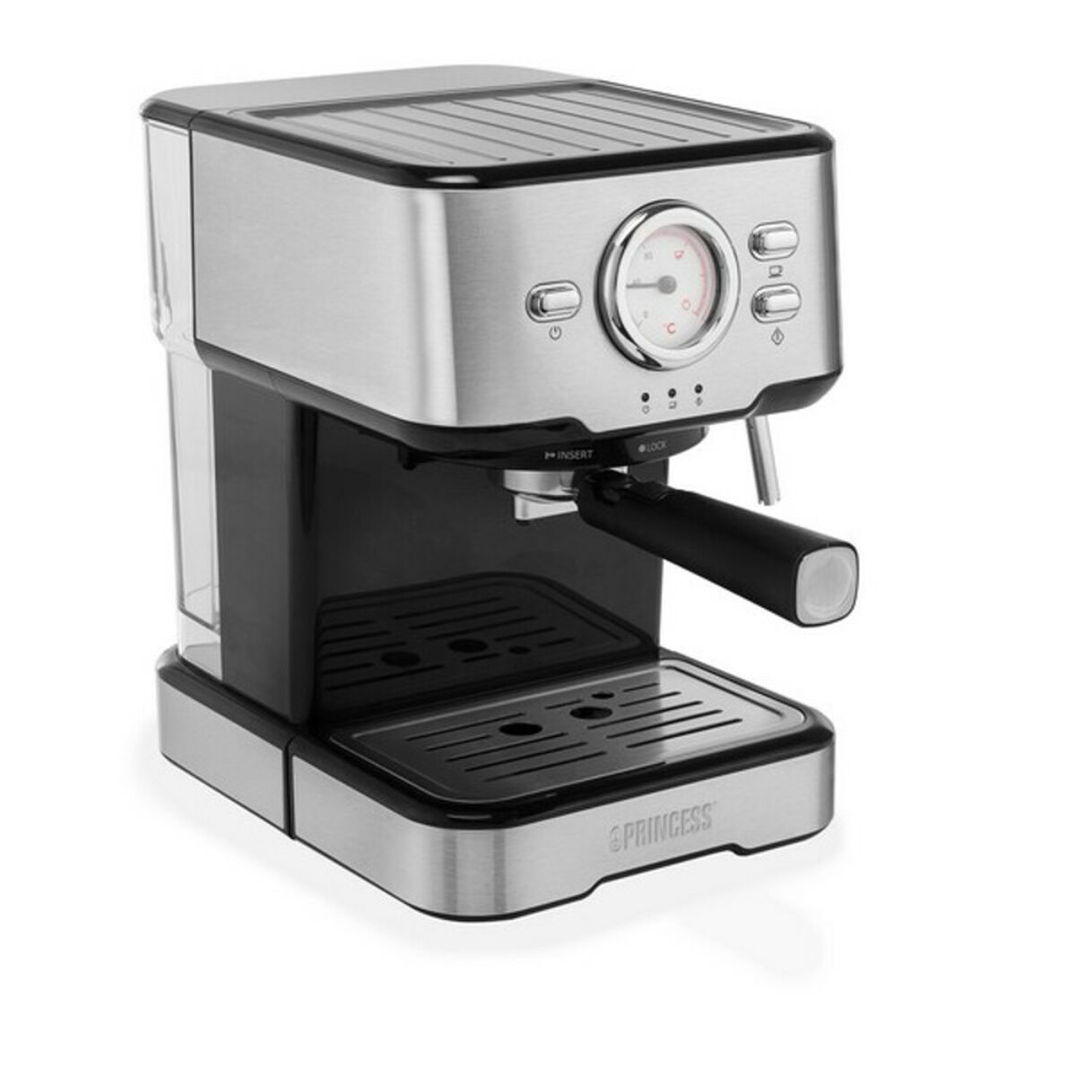 Express Manual Coffee Machine Princess 01.249412.01.001 Steel 1,5 L Express Manual Coffee Machine Princess 01.249412.01.001 Steel 1,5 L