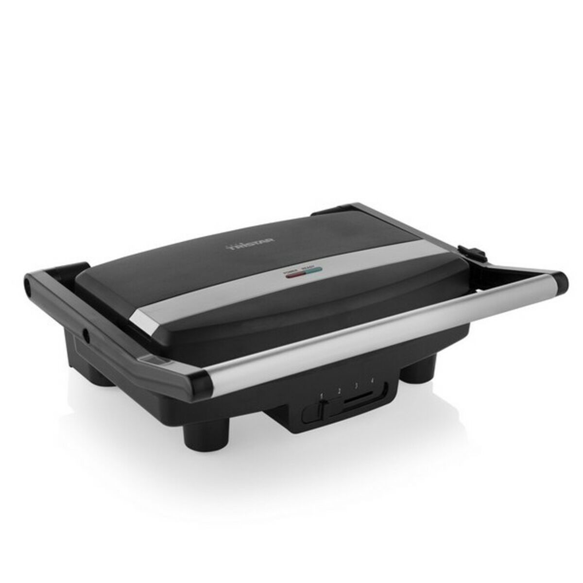 Contact grill Tristar GR-2856 1000W Black Steel 28 x 19 cm Contact grill Tristar GR-2856 1000W Black Steel 28 x 19 cm