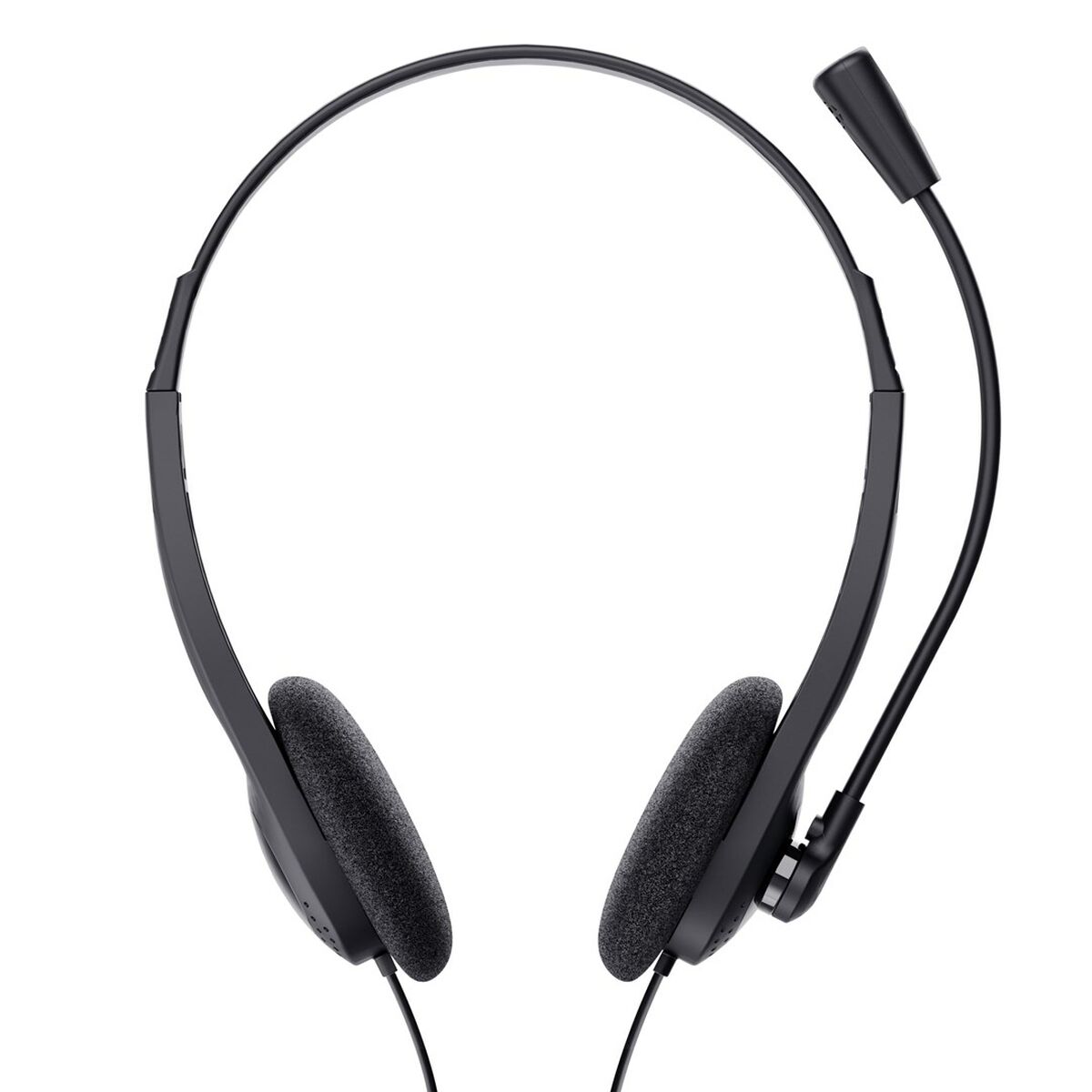 Headphones with Microphone Trust 21665 Black