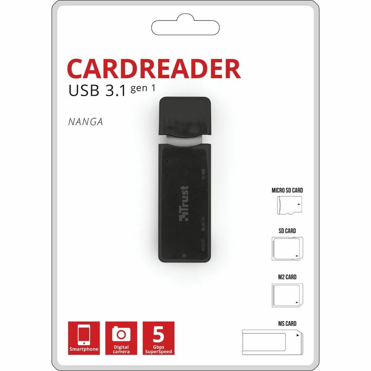 Card Reader Trust 21935 Black Card Reader Trust 21935 Black