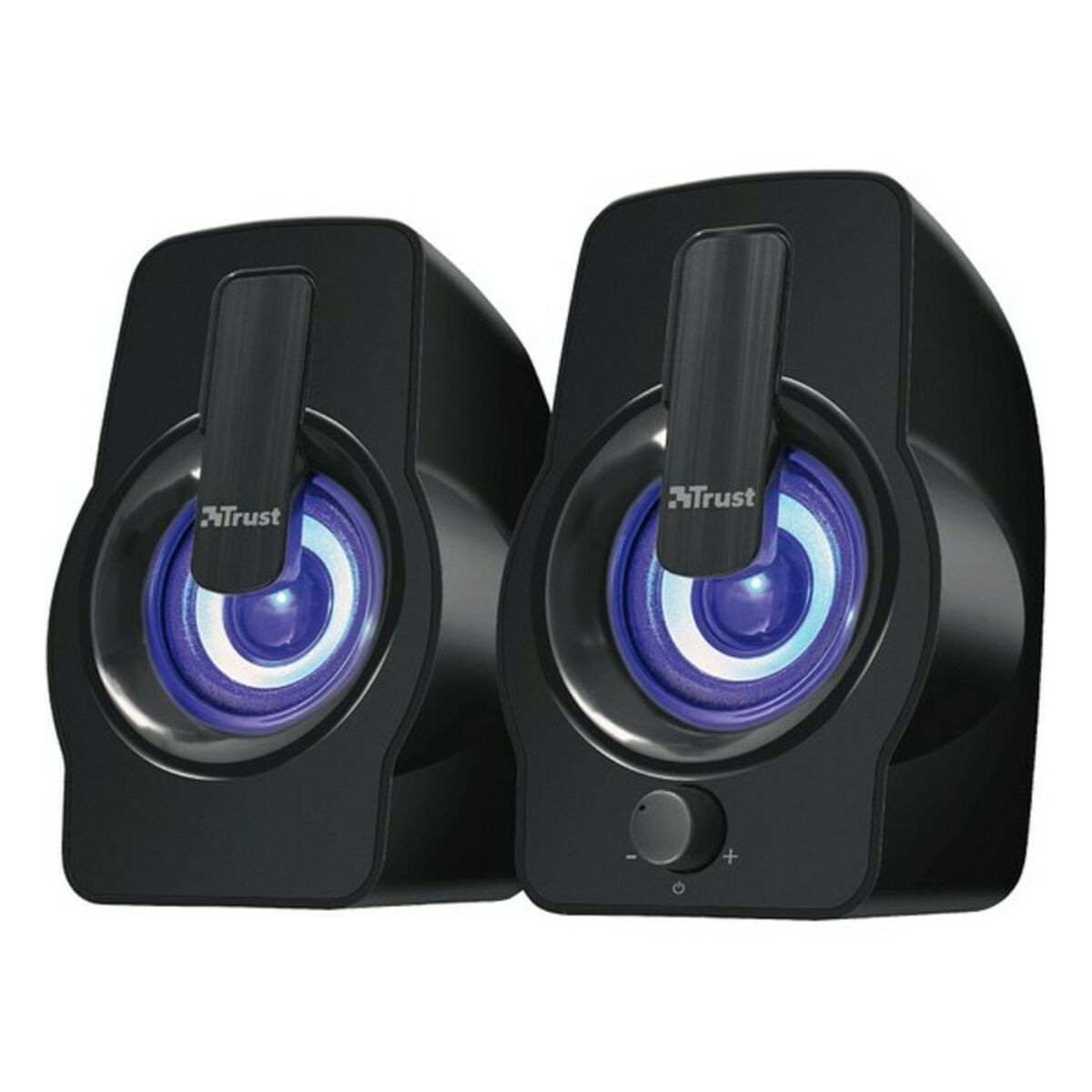 PC Speakers Trust Gemi RGB Black 6 W 12 W PC Speakers Trust Gemi RGB Black 6 W 12 W