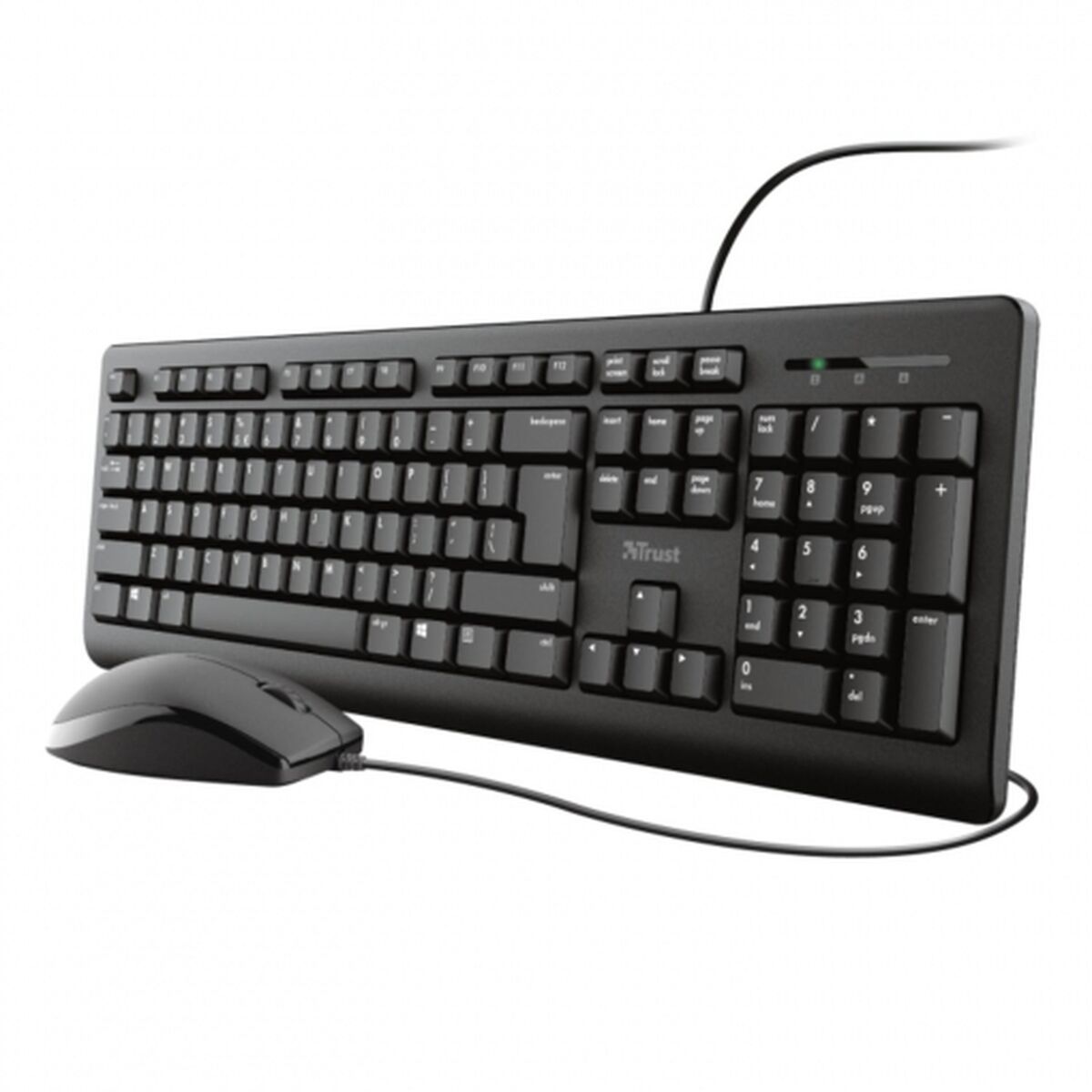 Keyboard and Mouse Trust 23972 PRIMO Black Keyboard and Mouse Trust 23972 PRIMO Black