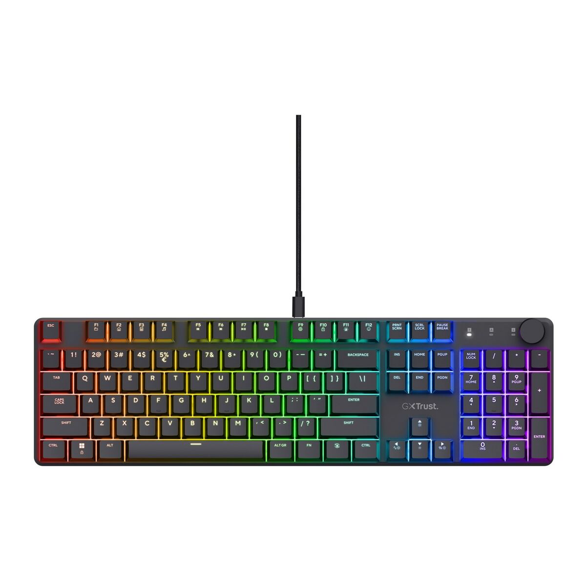 Keyboard Trust GXT 866 TORIX Black Qwerty US