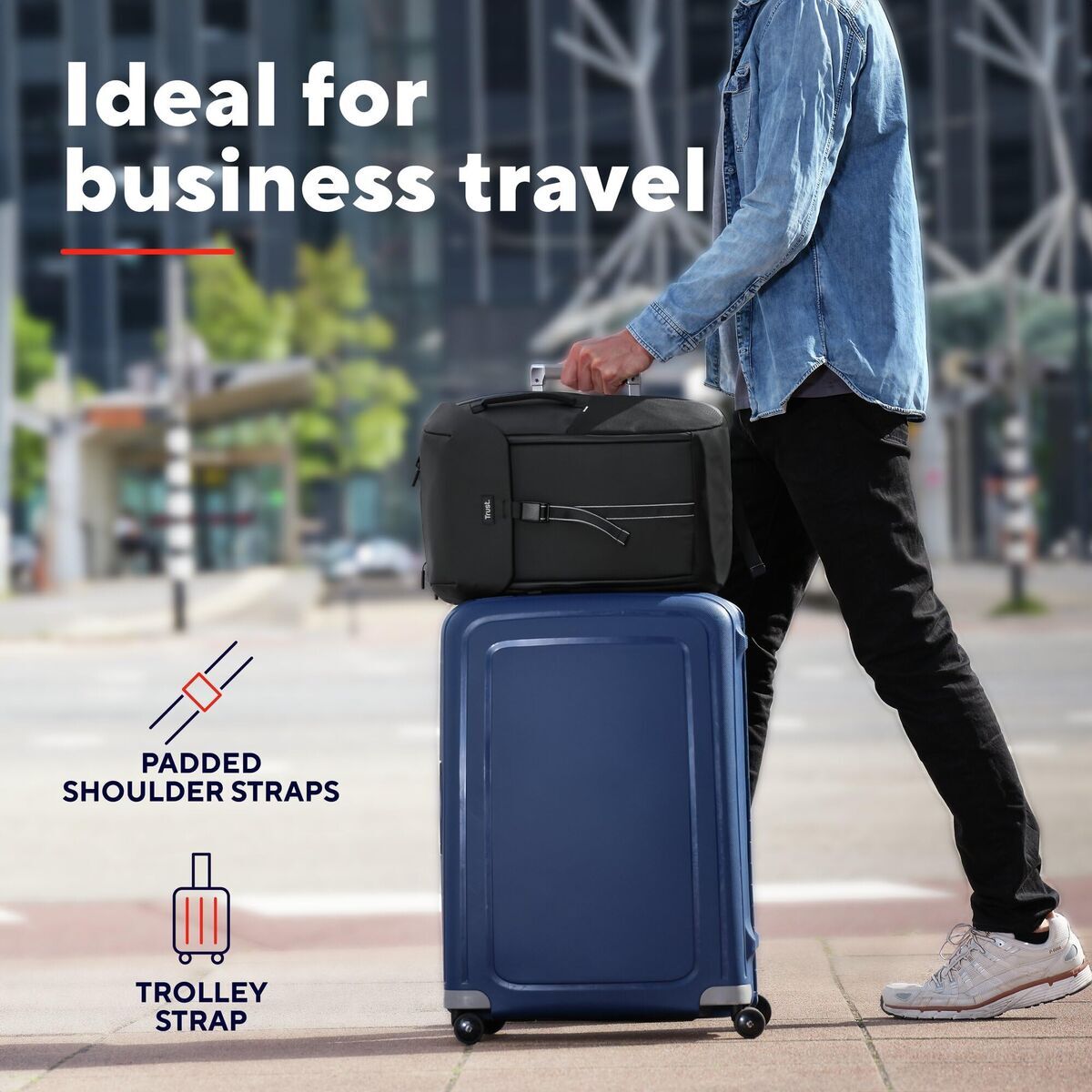 Laptop Backpack Trust 25669 Grey 17″