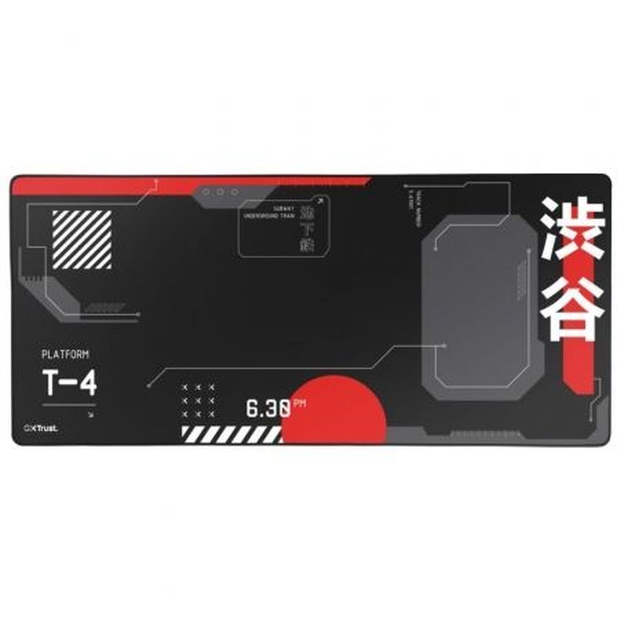 Gaming Mouse Mat Trust 25716 Black Gaming Mouse Mat Trust 25716 Black