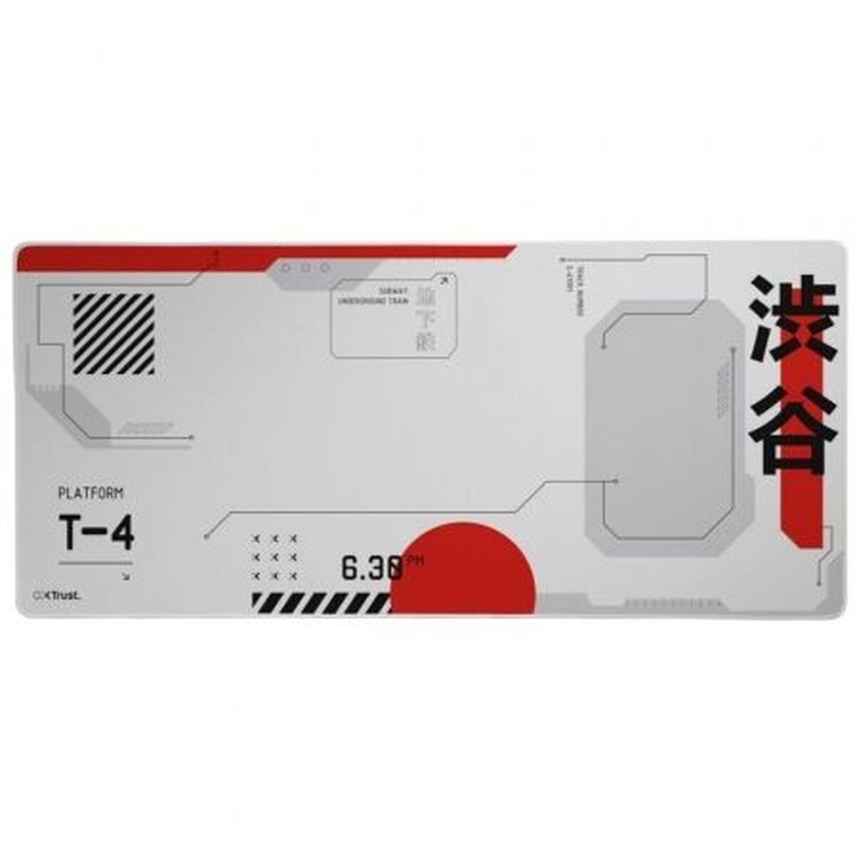 Gaming Mouse Mat Trust 25717 White Gaming Mouse Mat Trust 25717 White