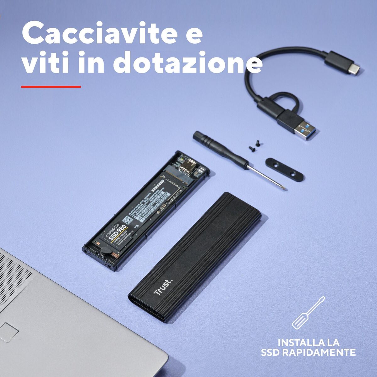 External Box Trust 25806 Black