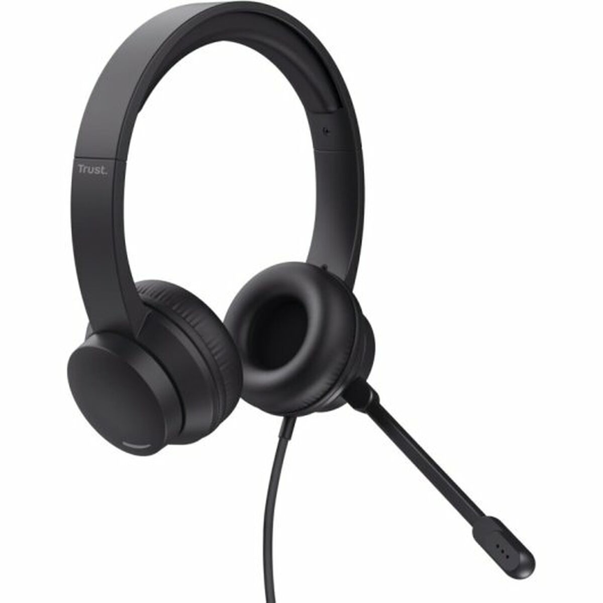 Headphones with Microphone Trust 25087 Black Headphones with Microphone Trust 25087 Black