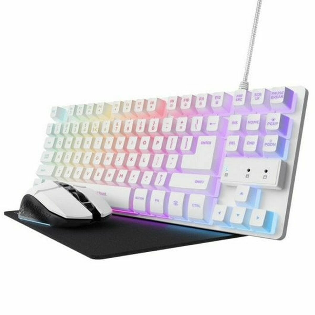 Keyboard with Gaming Mouse Trust 25233 GXT794W Keyboard with Gaming Mouse Trust 25233 GXT794W