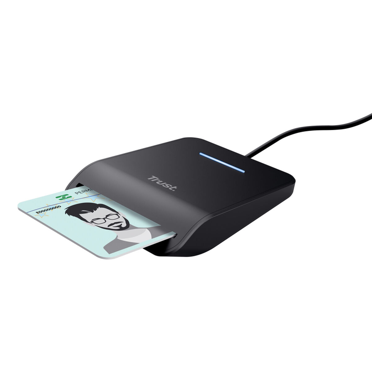 Coaxial TV Antenna Cable Trust 26061 Black