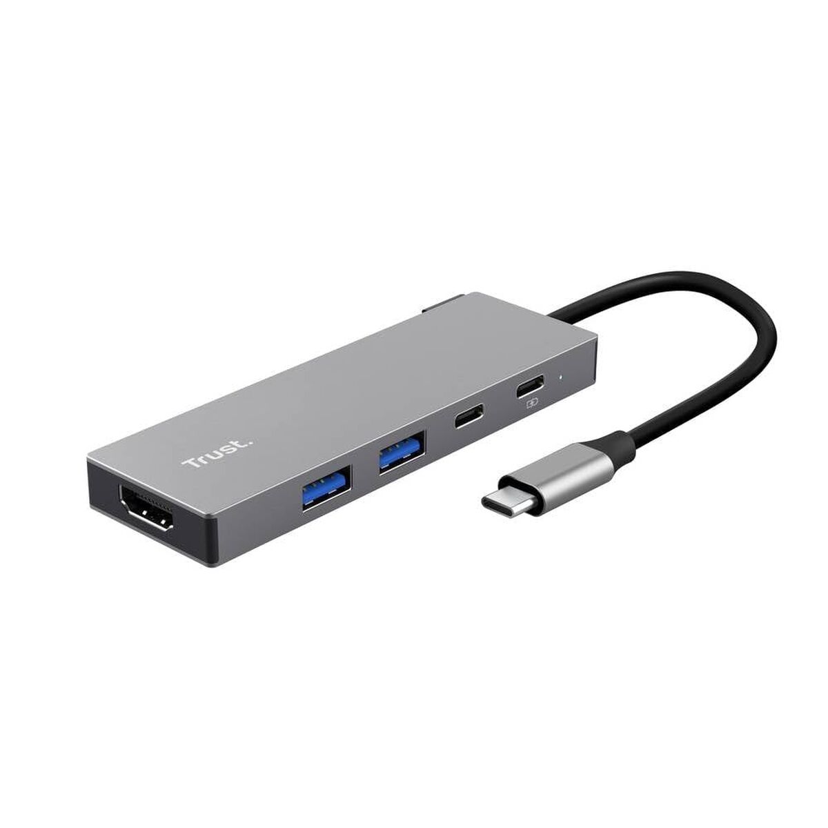 USB Hub Trust 26062 Grey